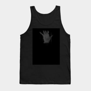 Distorted hand of a man in the dark. Tank Top